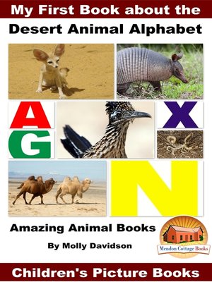 cover image of My First Book about the Desert Animal Alphabet